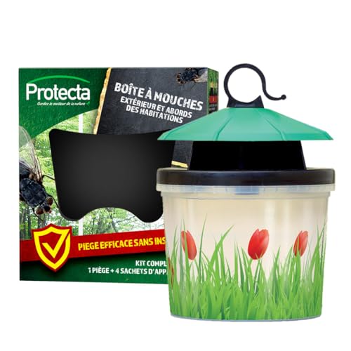 Piège à mouches efficace sans insecticide Protecta réutilisable - 2