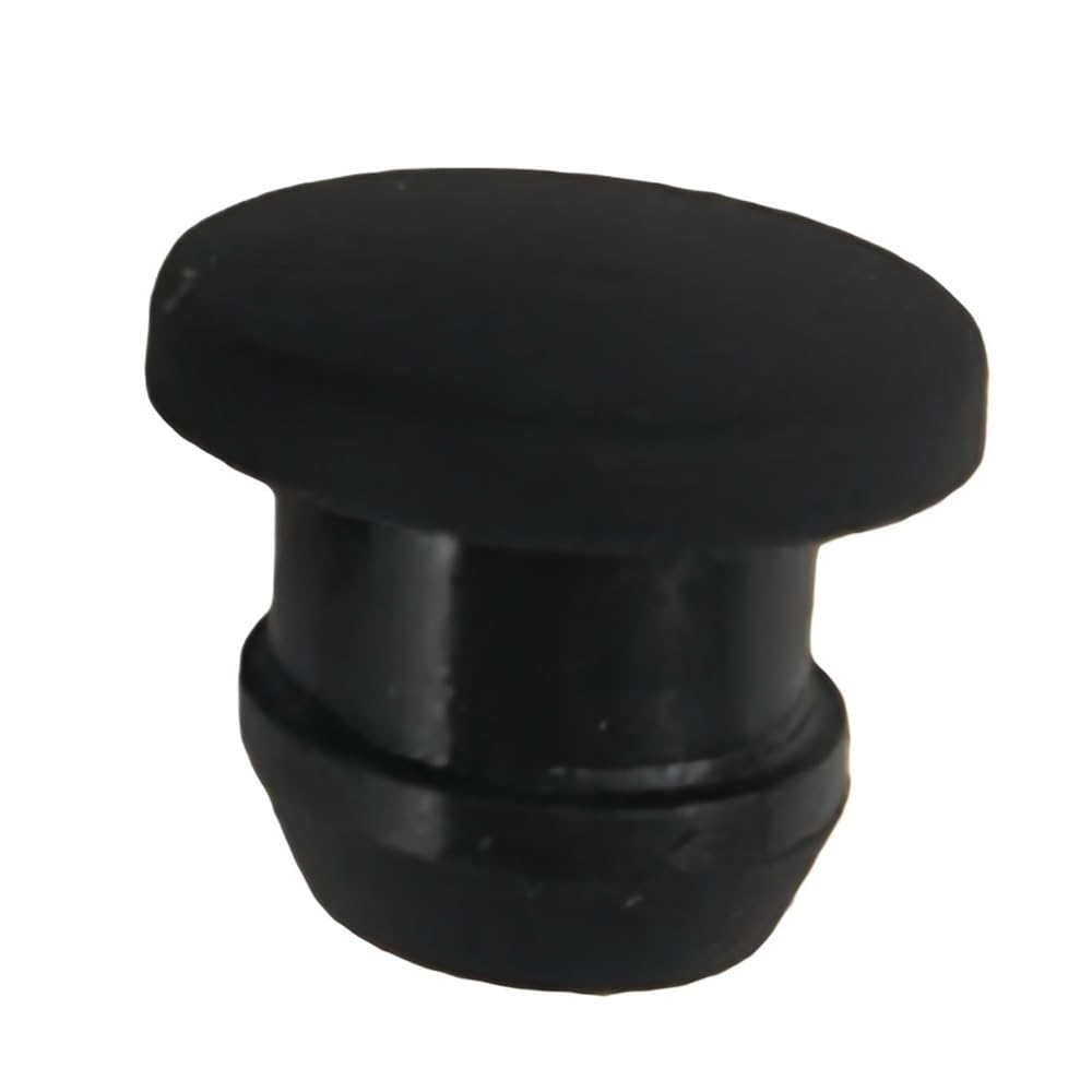 With Slot Silicone Rubber Hollow Stopper, Black T Typed Round Plug Silicona End Cap for Test Tube 1piece(16mm)