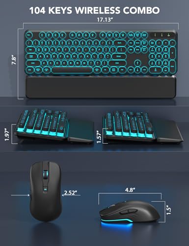 Trueque Wireless Keyboard And Mouse Backlit thumb #7