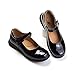 Jwyq Japanische Stil Frauen Lolita Schuhe Schülerinnen Mädchen Uniform Schuhe Comic con Cosplay Mary Janes Cosplay Schuhe Größe 34 schwarz