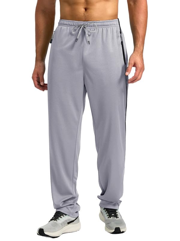 Image of Pinkmint Men's Combo Casual Trousers l Stylish Side Pocket with Zip l Lightweight & Comfortable Troser Pant for Summer (Pack of 2)