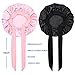 Satin Silk Bonnet Hair Cap: 2pcs Bonnets For Kids with Elastic Tie Band Adjustable Straps for Sleeping Sleep Comfortable - Stretchy Tie Band Hair Bonnets No Slip-Off (Black+Pink-K)