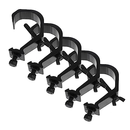 Yardwe 5pcs Stage Light Clamp Hooks Durable Metal Truss Hanger Design for Secure Spotlight Mounting Sturdy and Resistant Stage Lighting Clamps