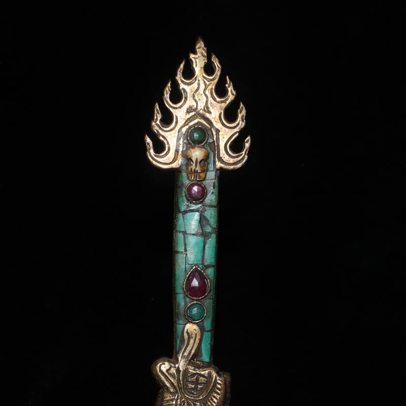 チベット密教法具文殊剣利剣(全高14.5 cm×幅5 cm)不動明王の剣文殊菩薩剣金剛剣降魔剣仏具クラブ伽羅剣金属製魔除け護符魔除け 楽天市場】倶利伽羅剣 金剛剣 利剣 長さ約１４ｃｍ 台座付き 仏教 仏具 チベット 密教 法具 剣龍 炎剣 ドラゴン剣 くりから剣 不動明王の剣 宝剣  破魔剣 降魔剣 金剛杵 五鈷杵 ガドゥガ : 仏具 天然石 風水専門店 マンガラ