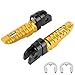 EBTOOLS Poggiapiedi per motociclette, poggiapiedi anteriori per moto Coppia anteriore sinistra destra adatta per MT ‑ 03 MT ‑ 25 MT ‑ 07 MT ‑ 09 R3 XJ6(D'oro)