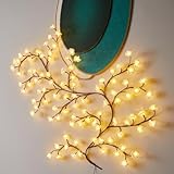 Photo Gallery starnearby albero luminoso da parete, catena luminosa fiori di ciliegio, luci decorativi a ramo con telecomando, 8 modalità, rami luminosi da interno, decorazione da parete (bianco, 1.8m + 96 led) Photo Gallery starnearby albero luminoso da parete, catena luminosa fiori di ciliegio, luci decorativi a ramo con telecomando, 8 modalità, rami luminosi da interno, decorazione da parete (bianco, 1.8m + 96 led)
