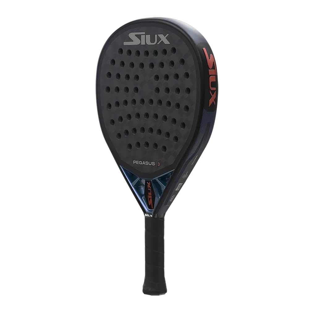 SIUX - Pegasus 3: Pala de pádel para Jugadores avanzados - Pala de pádel de Control y Potencia - Equilibrio y precisión - Alta Resistencia - Colección 2025