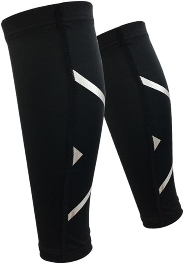 Elastic Calf Suort Leg Compression Sleeves for Outdoor Sports Shin Guard for Hiking Size Xl
