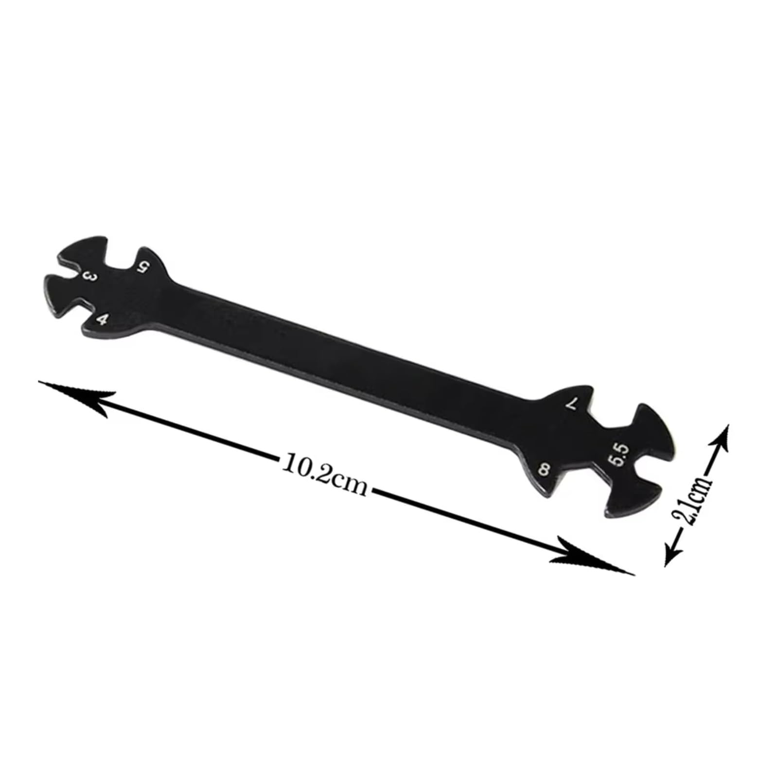 3mm 4mm 5mm 5. 7mm 8mm Vielseitigkeitsschlüssel Mehrzweck-6-in-1 RC-Car-Modell-Werkzeug-Schraubenschlüssel RC Crawler Modelle Teile