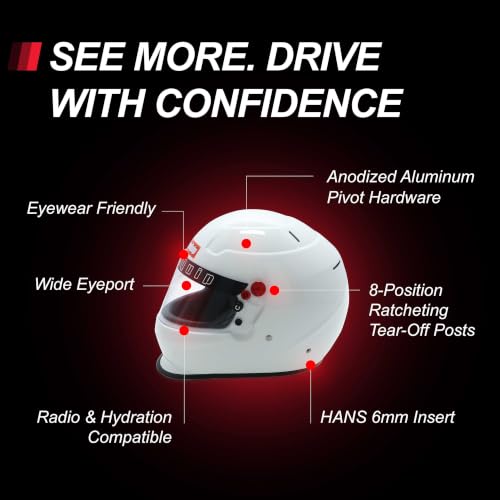 RaceQuip PRO25 Full Face Racing Helmet