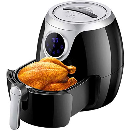 Luftfritteuse (8 Liter) Elektrische Heißluftfritteuse Ofen Oilless Cooker Mit LCD-Digitalbildschirm Und Antihaft-Bratentopf 1800W Mit