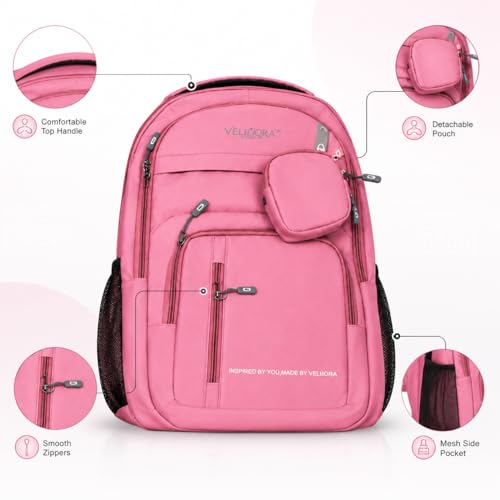 Image of MBW Korean Style Water Resistant 35L Laptop Backpack for Men & Women | Polyester Multi Compartments Bag with Side Pockets & Accessory Pouch | Travel Backpack for Office, College and School