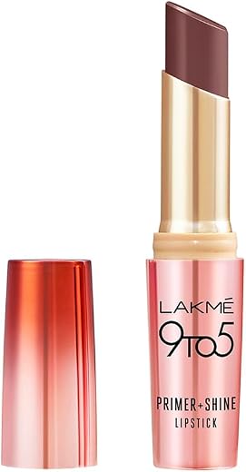 Lakme 9to5 P+S Lipstick SB1 Chocolate Brown