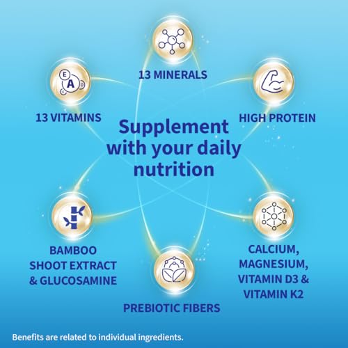 Image of Shelcal Total - Powered by Protein, Multi-Vitamin, Multi-Mineral & Prebiotic supports Bone, Joint & Muscle, Immunity, Gut Health, No Added Sugar (Dark Chocolate) 200g - By Torrent Pharma, Pack of 3