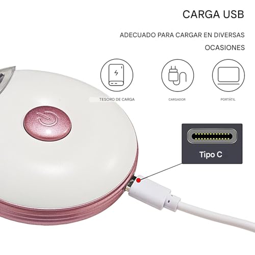 Afeitadora eléctrica mujer recargable USB e impermeable 4