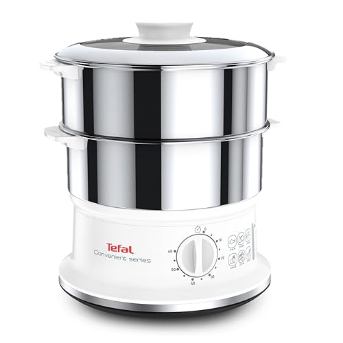 Tefal Vc1451 Vapeur Convenient Series Inox Minuteur Avec Arrêt Automatique, Niveau D'eau...