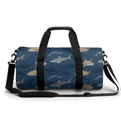 Sac de sport Le Requin Ténébreux compact et léger pour ranger toutes vos affaires de voyage