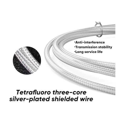 Sensor PT100 2M con cable de PTFE y ranura de rodillo en acero inoxidable 4
