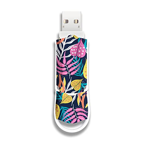 Integral Unidad USB 3.2 XPression de 128GB con Diseño de Hoja – Elegante y Vibrante Pendrive, Almacenamiento Externo para Trabajo, Estudio y Ocio