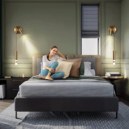 Lustre créatif moderne LED en or avec spots muraux orientables - 2