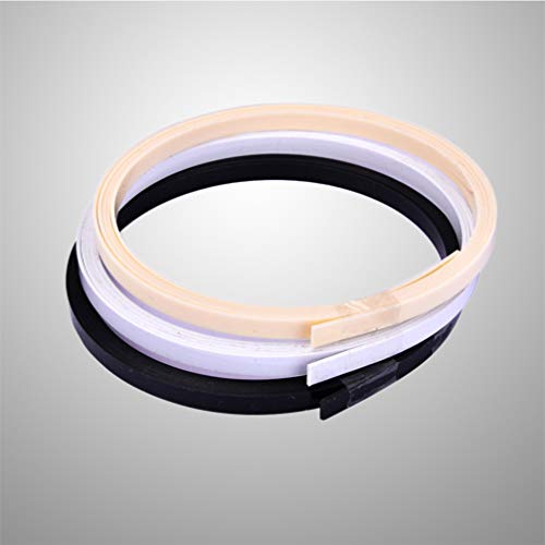 Artibetter 3Pcs Plastic Guitar Binding Purfling Strip Guitar Binding Material For Guitar Parts Accessories (Black White Beige) #TOP7