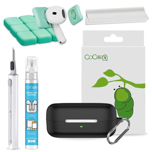 Image of Silicone Case Cover Compatible for Sony WF-C510 with Hygiene Kit (Black)