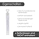 50er-Set Seifenblasen-Aufkleber Hochzeit - Herzlinie Liebe in der Luft 5 x 2 cm - beschriften von Seifenblasen Hochzeit Stilvoll Dekoration Geschenk I dv1180