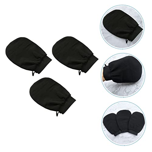 Cabilock Luvas De Toalha De Banho 3 Peças Luvas De Spa Toalhas De Spa Esfoliante Corporal Luvas De B