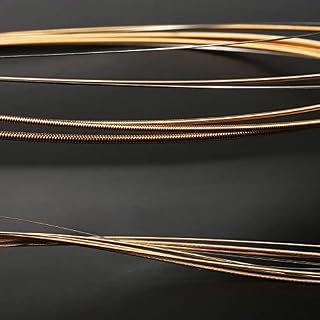 Hricane 3 jeux de cordes de guitare acoustique en laiton, Custom Light 011-052 contient 3 médiators – Image 4