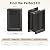 URSPET Large Dog Door for Wall, 3-Flap Insulated, Steel Frame, Black