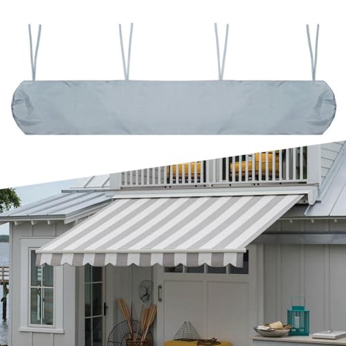 Outdoor Patio Markise Storage Cover with 210D PU Oxford Fabric, Provides Protection Against For Sun, Rain, Tree, and Dust for Multiple Outdoor Areas (2m)
