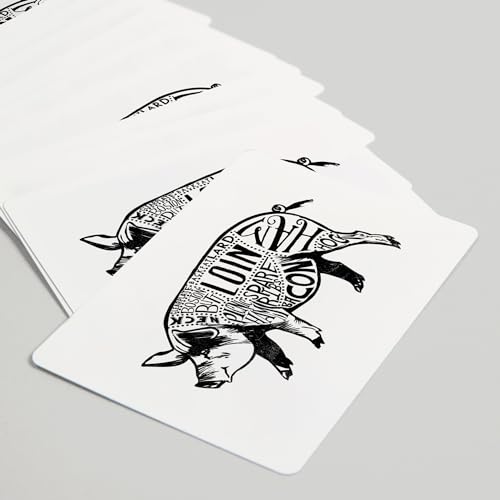 Baraja de poker Pork Butchers Block 52 cartas para adultos miniatura 5