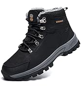 Ttecon Winter Snow Boots for Womens Mens Hiking Boots, Waterproof Non-Slip Outdoor Fur Warm Shoes...