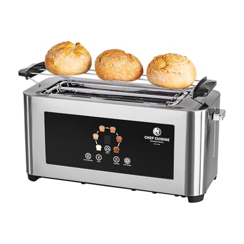 CHEF CUISINE Infrarot-Langschlitz-Toaster 1400W,...