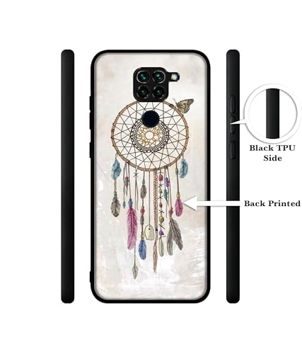 Image of Wall Hanging Design Premium 2D Printed Metal Back Case Cover for Mi Redmi Note 9 4G