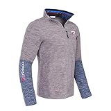 Nebulus-Print im Stehkragen Nebulus Fleecejacke Largo - Stehkragen, Jacke (Modell: P2022 - Herren, hellgrau; Größe: M) FBA