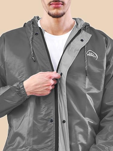 Image of LUX VENUS Reversible Rain Coat for Men.