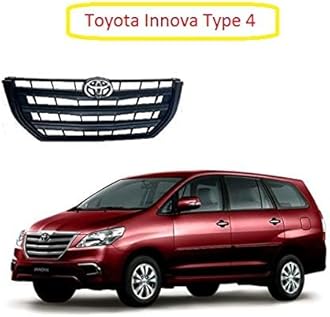 SmartAuto ABS Plastic O.E.M Type Front Grill Suitable for Toyota Innova type-4 (2013-2015) (1pc)