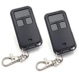 LAWOHO Garage Door Remote Control Replacement 2Pcs Compatible with Liftmaster Chamberlain 371LM, 373LM, 971LM, 973LM, 81LM, 891LM, 893LM, 890MAX for Purple/Red/Orange/Green/Yellow Learn Button