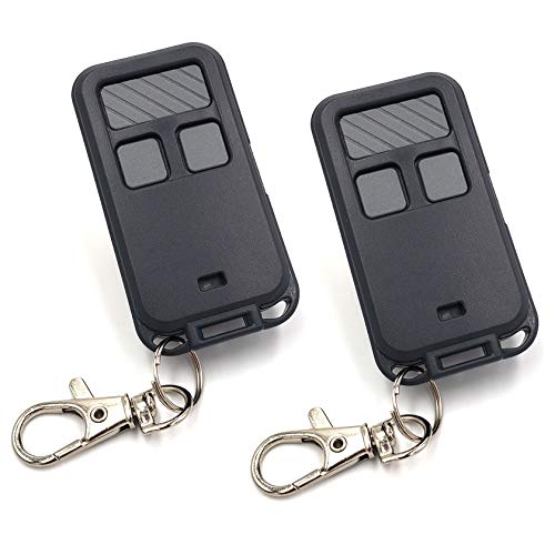 LAWOHO Garage Door Remote Control Replacement 2Pcs Compatible with Liftmaster Chamberlain 371LM, 373LM, 971LM, 973LM, 81LM, 891LM, 893LM, 890MAX for Purple/Red/Orange/Green/Yellow Learn Button