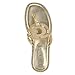 Guess Women's Saima Sandal, Gold Crystal 710, 8