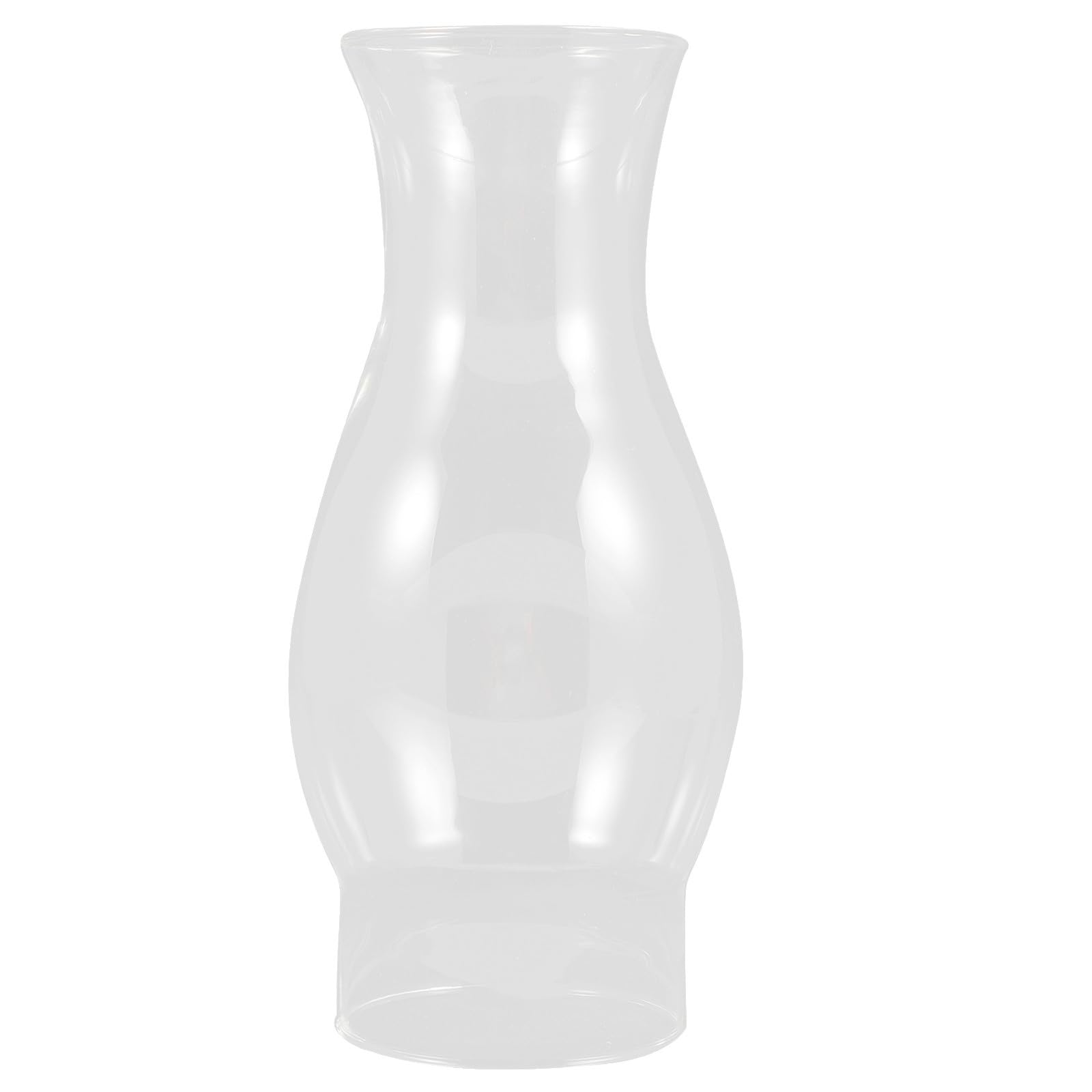 SHOWERORO Glass Oil Lamp Chimney 7.5Cm Diameter Replacement Long Lampshade Four-Pronged Design for Retro Style Kerosene Lamps