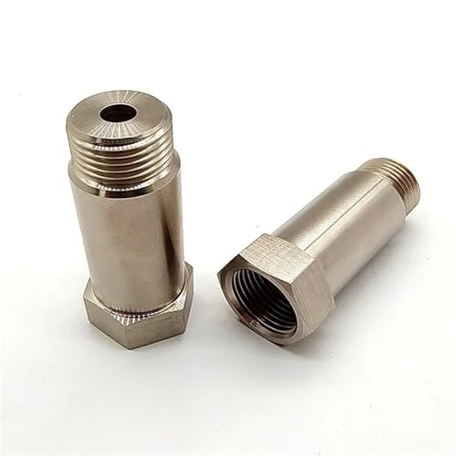 Caudalímetro para coche Luz de motor clara - Instalar convertidor catalítico escape automóvil Sensor oxígeno trasero, sensor expandible 55 mm, universal M18*1.5