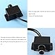 Giilayky Auto Audio Verstärker Low Gain Level Volume Control LC-1 Schwarz