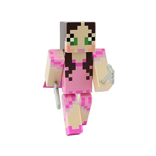 EnderToys Pink Dress Green Eyed Girl Action Figure