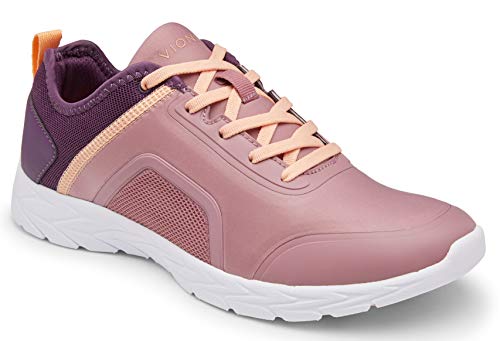 Vionic Women's Brisk Maya Walking Shoes- Ladies Everyday Sneaker with Concealed Orthotic Arch