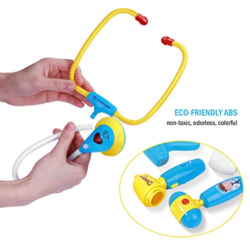 Toyvian CrianÃ§as Ferramentas MÃ©dico Papel Inofensivo Jogando Brinquedo MÃ©dico Fingir Jogo MÃ©dico