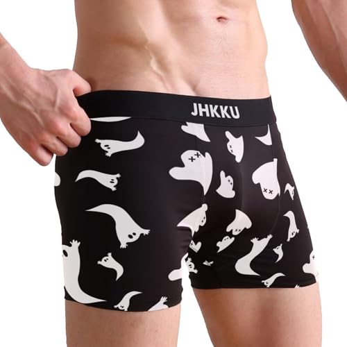 Men's Boxer Briefs Soft Comfort Breathable Stretch Trunk Underwear No Fly3