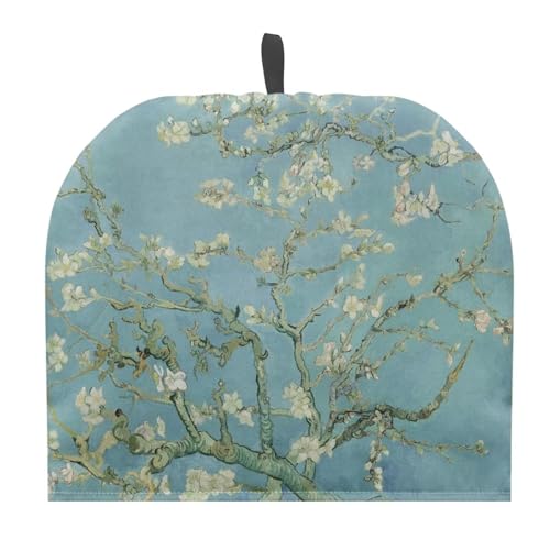 Image of Apricot Blossom Print Tea Cozy Creative Insulated Tea Cosy Extra Thick Home Kitchen Decoration Creative Gifts Dust Teapot Cover Kitchen Accessories for Travel