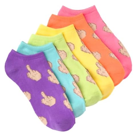 K. Bell Women's Fun Low Cut Socks - 6 Pairs Cover